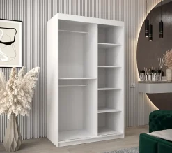 Armoire Promo T2 a portes coulissantes H. 200 x L. 120 x P. 62 2 portes