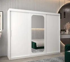 Armoire Promo T2 a portes coulissantes H. 200 x L. 250 x P. 62 3 portes