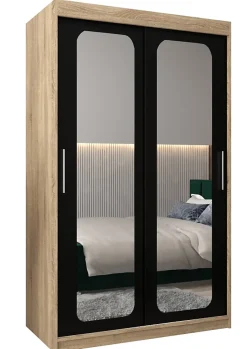 Armoire Promo T3 a portes coulissantes H. 200 x L. 120 x P. 62 2 portes