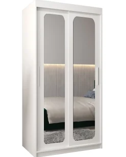 Armoire Promo T3 a portes coulissantes H. 200 x L. 100 x P. 62 2 portes
