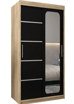 Armoire Promo V2 a portes coulissantes H. 200 x L. 100 x P. 62 2 portes