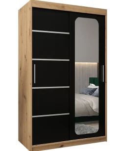 Armoire Promo V2 a portes coulissantes H. 200 x L. 120 x P. 62 2 portes