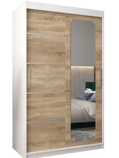 Armoire Promo V2 a portes coulissantes H. 200 x L. 120 x P. 62 2 portes