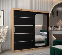Armoire Promo V2 a portes coulissantes H. 200 x L. 200 x P. 62 2 portes