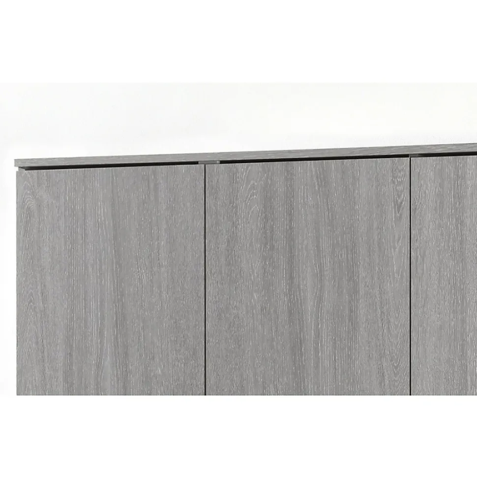 Armoire REY 3 portes 120x180 cm Chene gris Style scandinave