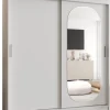 Armoire ROYAL à portes coulissantes H. 200 x L. 150 x P. 62, 2 portes