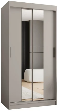 Armoire Rubino T1 a portes coulissante H. 200 x L. 100 x P. 62, 2 portes
