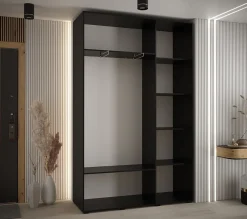 Armoire Sapporo 2 a portes coulissantes H. 205,2 x L. 150 x P. 45 3 portes