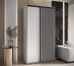 Armoire Sapporo 1 a portes coulissantes H. 205,2 x L. 140 x P. 60 2 portes