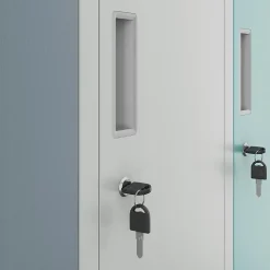 Armoire sociale à 10 portes BARTEK, 1360 x 1720 x 450 mm multicolore