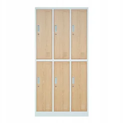 Armoire sociale BHP IGOR, 900 x 1850 x 450 mm beige