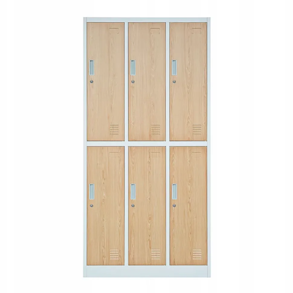 Armoire sociale BHP IGOR, 900 x 1850 x 450 mm beige