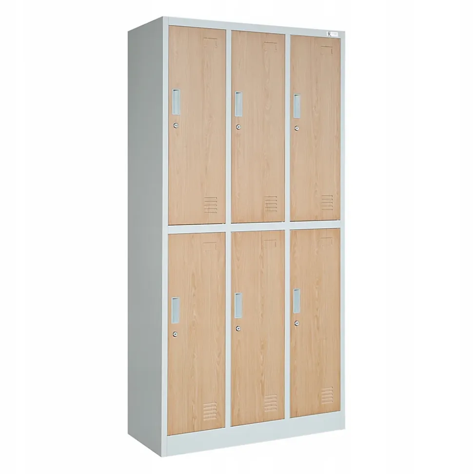 Armoire sociale BHP IGOR, 900 x 1850 x 450 mm beige