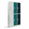 Armoire sociale BHP IGOR, 900 x 1850 x 450 mm multicolore