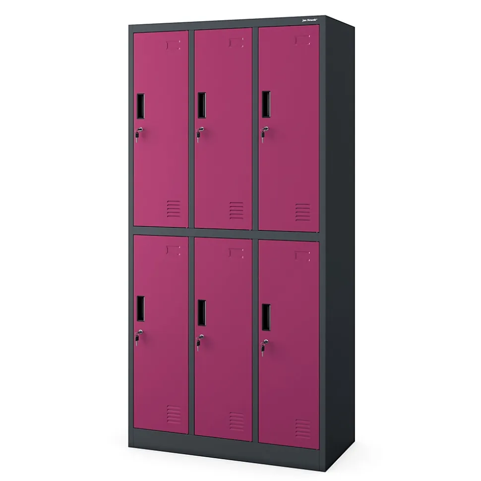 Armoire sociale BHP IGOR, 900 x 1850 x 450 mm violet