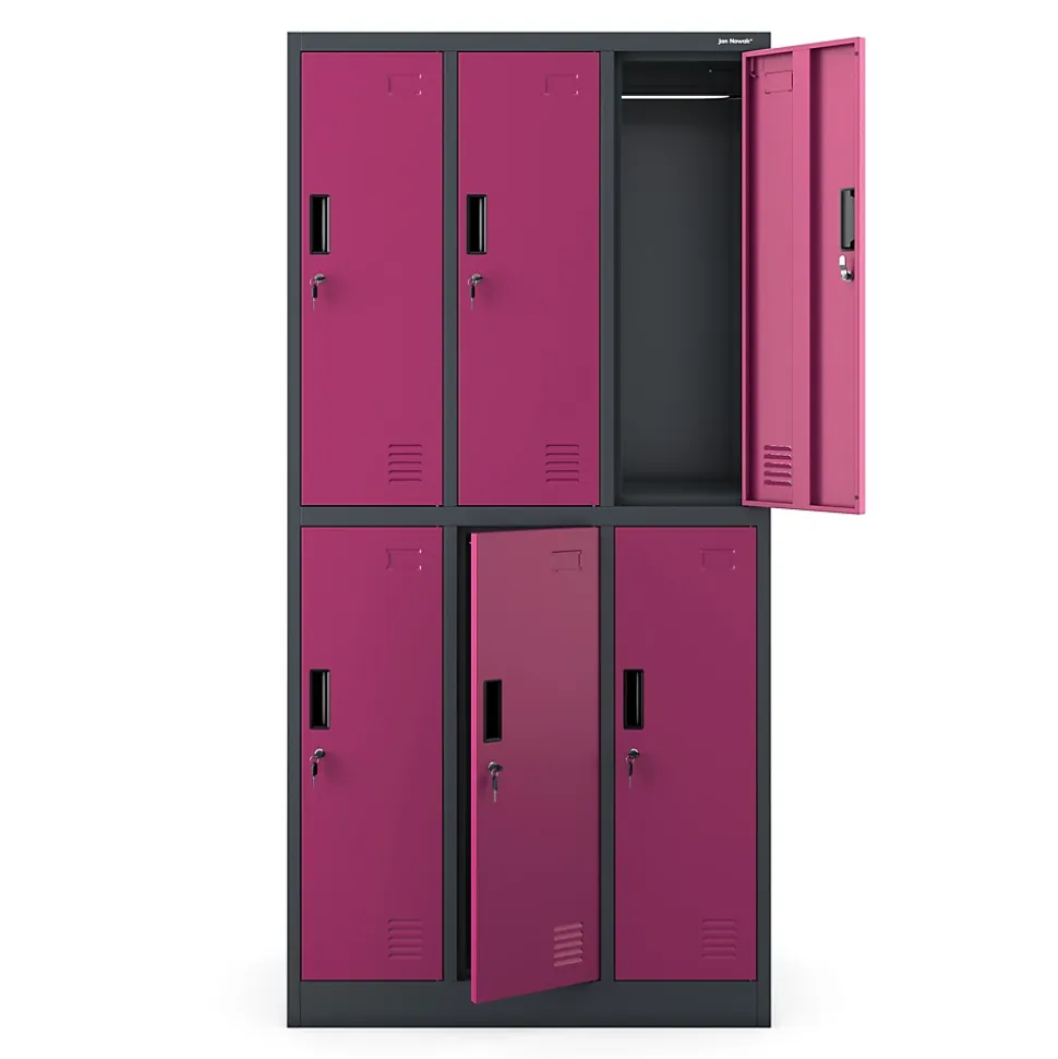 Armoire sociale BHP IGOR, 900 x 1850 x 450 mm violet