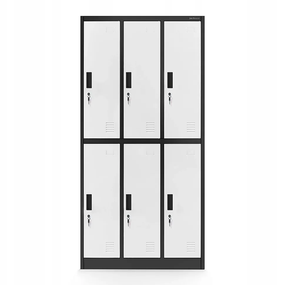 Armoire sociale BHP IGOR, 900 x 1850 x 450 mm blanc