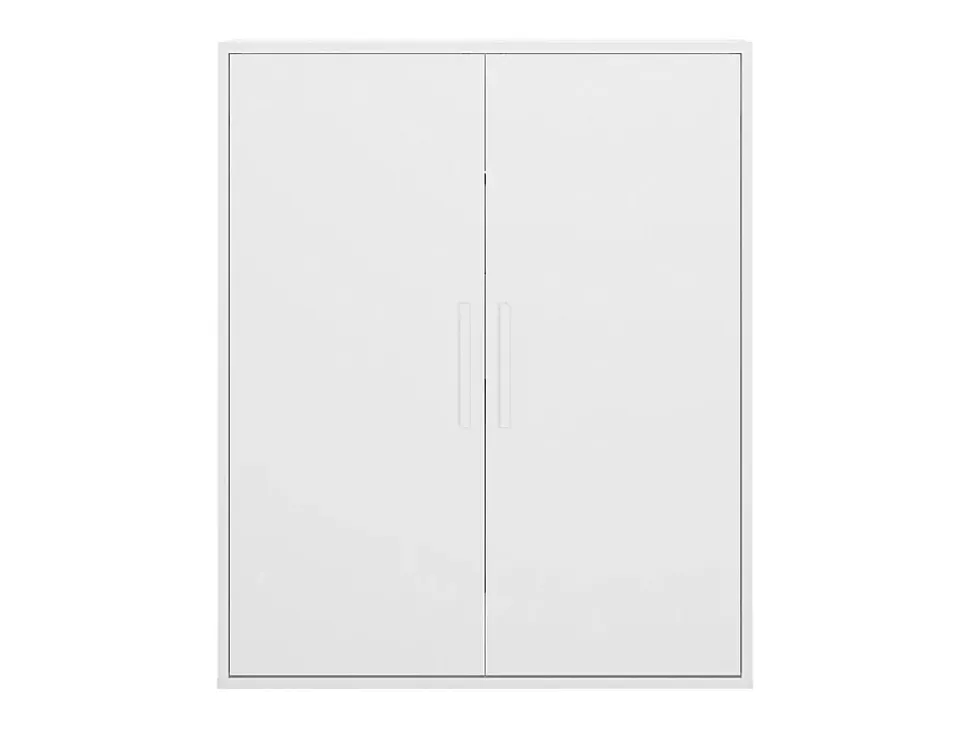 Armoire sous pente 2 portes - Blanc - ADEZIO