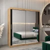 Armoire TOKYO 3 à portes coulissantes H. 200 x L. 120 x P. 62, 2 portes