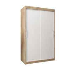 Armoire TOKYO à portes coulissantes H. 200 x L. 120 x P. 62, 2 portes