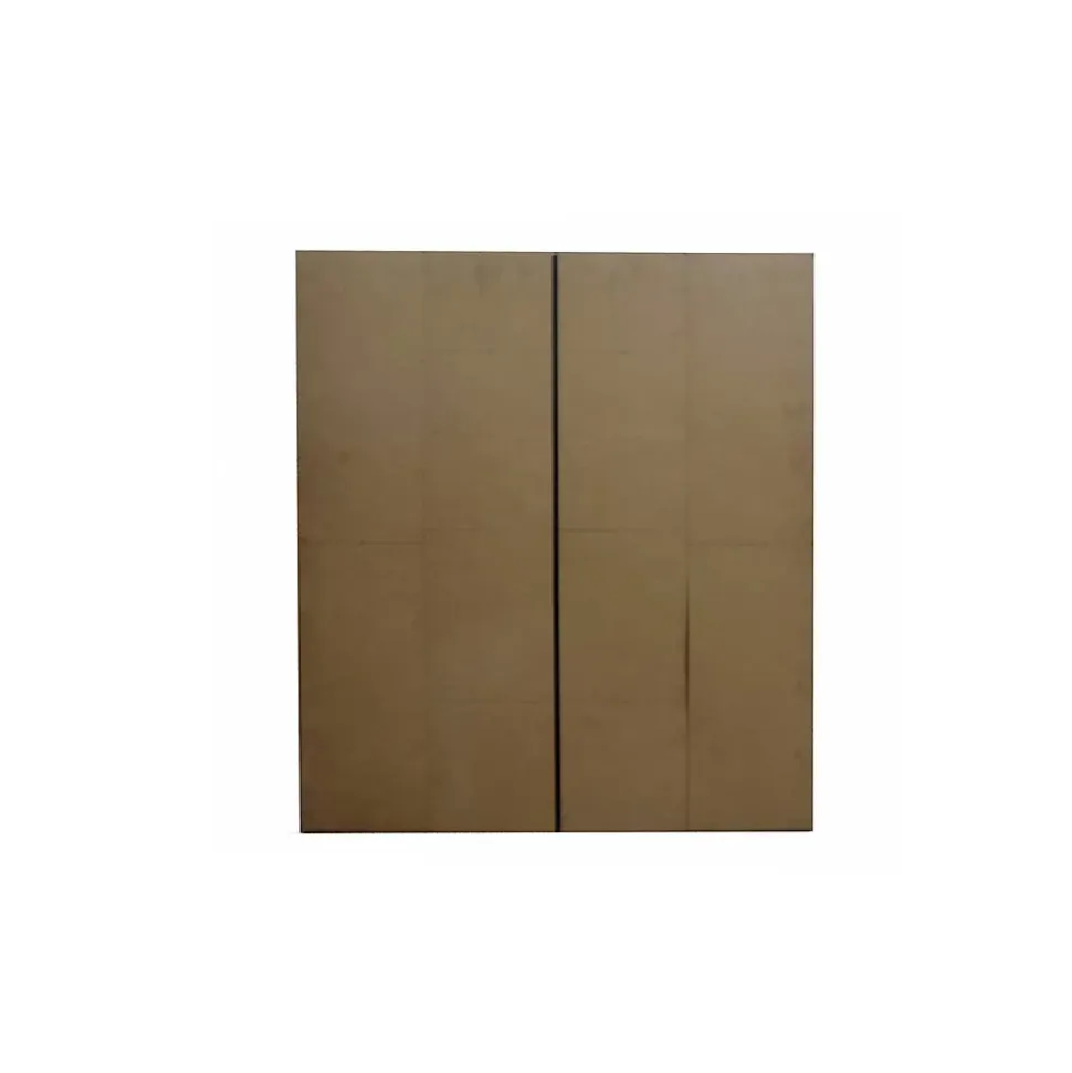 Armoire TOM 4 portes avec miroirs Coloris gris anthracite L160 cm Design moderne et grand rangement