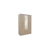 Armoire TOM 3 portes Chene Sonoma Avec miroir L120 x H185 cm