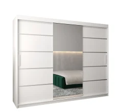 Armoire Verona 2 a portes coulissantes H. 200 x L. 250 x P. 62 3 portes
