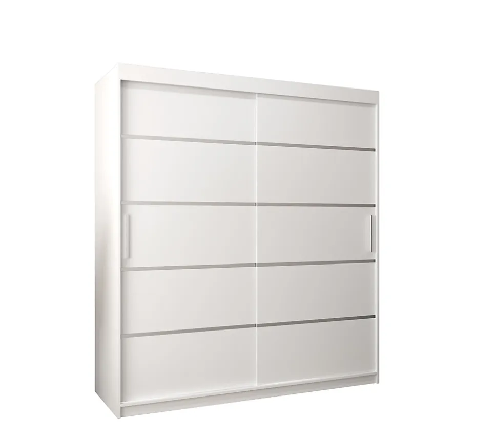 Armoire Verona 1 a portes coulissantes H. 200 x L. 180 x P. 62 2 portes