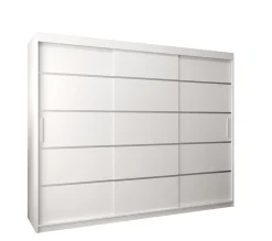 Armoire Verona 1 a portes coulissantes H. 200 x L. 250 x P. 62 3 portes