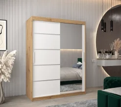 Armoire Verona 2 a portes coulissantes H. 200 x L. 150 x P. 62 2 portes