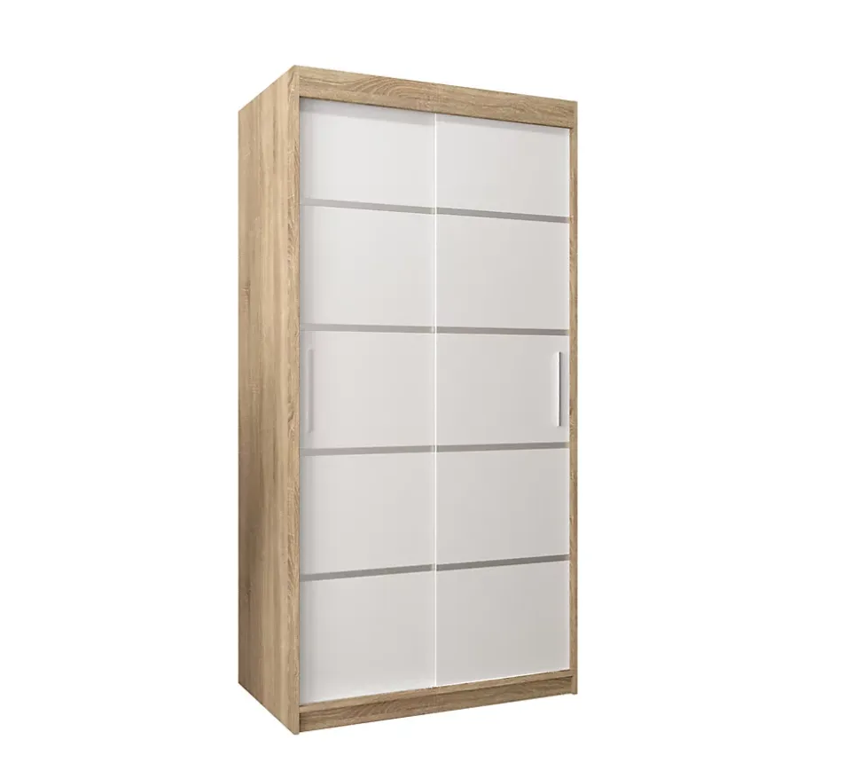 Armoire Verona 1 a portes coulissantes H. 200 x L. 100 x P. 62 2 portes
