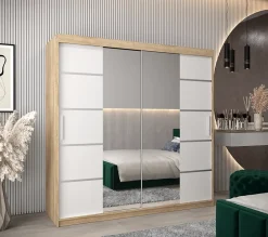 Armoire Verona 4 a portes coulissantes H. 200 x L. 200 x P. 62 2 portes