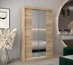 Armoire Verona 4 a portes coulissantes H. 200 x L. 120 x P. 62 2 portes