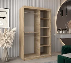 Armoire Verona 4 a portes coulissantes H. 200 x L. 120 x P. 62 2 portes