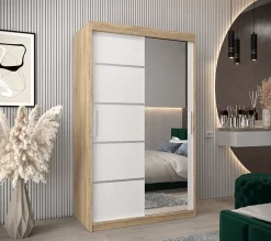 Armoire Verona 2 a portes coulissantes H. 200 x L. 120 x P. 62 2 portes