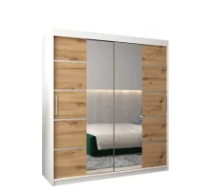 Armoire Verona 4 a portes coulissantes H. 200 x L. 180 x P. 62 2 portes