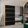 Armoire Verona 2 a portes coulissantes H. 200 x L. 200 x P. 62 2 portes