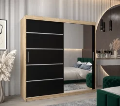Armoire Verona 2 a portes coulissantes H. 200 x L. 200 x P. 62 2 portes