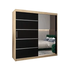 Armoire Verona 2 a portes coulissantes H. 200 x L. 200 x P. 62 2 portes