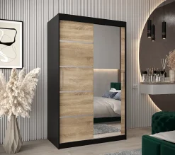 Armoire Verona 2 a portes coulissantes H. 200 x L. 120 x P. 62 2 portes