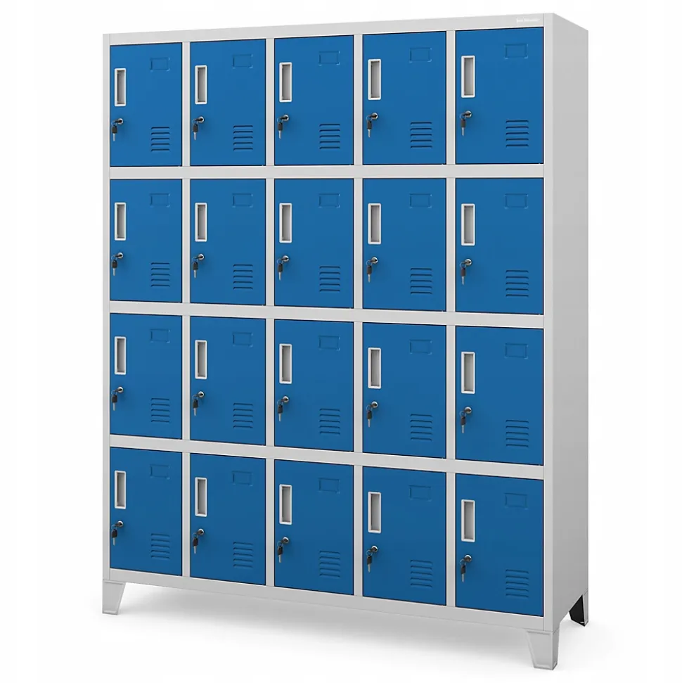 Armoire vestiaire à casiers ROBERT 1360 x 1720 x 450 mm
