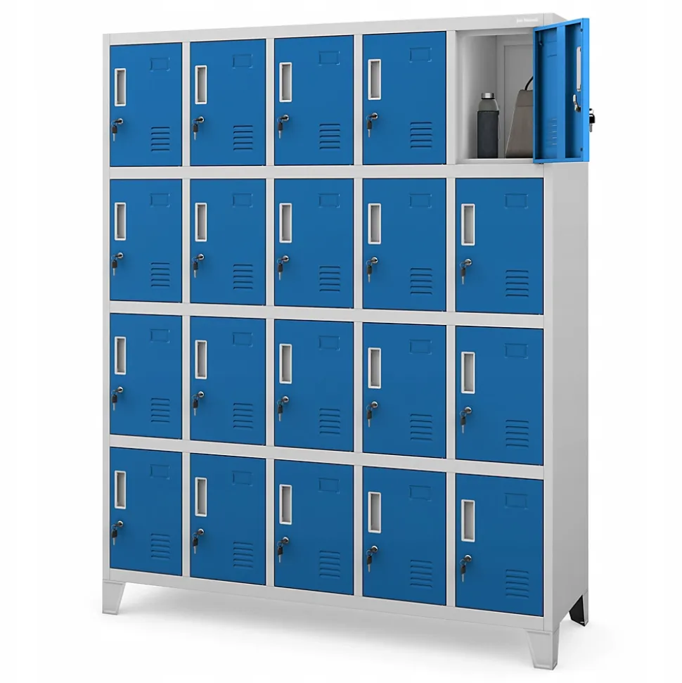 Armoire vestiaire à casiers ROBERT 1360 x 1720 x 450 mm