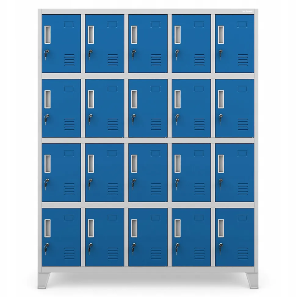 Armoire vestiaire à casiers ROBERT 1360 x 1720 x 450 mm