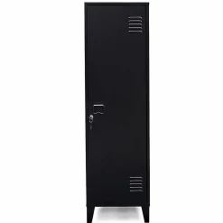 Armoire vestiaire ESTER 1 porte métal noir design industriel