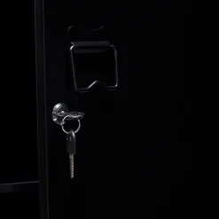 Armoire vestiaire ESTER 1 porte métal noir design industriel