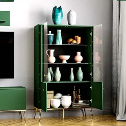 Armoire Vitrine - H.150 x L.92 x P.40 cm - SAPIN