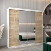 Armoire York 1 a portes coulissantes H. 200 x L. 200 x P. 62 2 portes