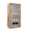 Armoire York 1 a portes coulissantes H. 200 x L. 100 x P. 62 2 portes