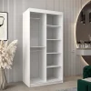 Armoire York 2 a portes coulissantes H. 200 x L. 100 x P. 62 2 portes