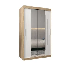 Armoire York 1 a portes coulissantes H. 200 x L. 120 x P. 62 2 portes